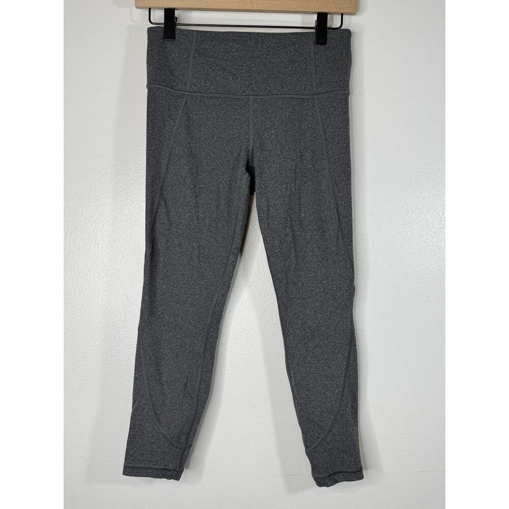 ATHLETA Salutation 7/8 Tight Legging Heather Gray/black Women’s Small Petite